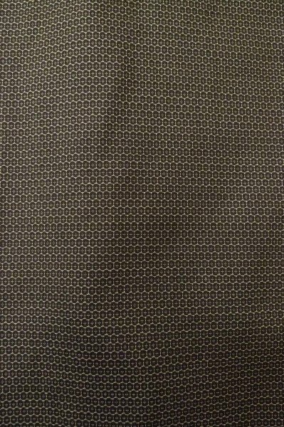 Photo5: P0708A Vintage Japanese kimono Dark Brownish Gray Men's Haori for men / Silk. Tortoise-shell pattern(Hexagonal pattern) (Grade C) (5)
