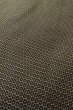 Photo7: P0708A Vintage Japanese kimono Dark Brownish Gray Men's Haori for men / Silk. Tortoise-shell pattern(Hexagonal pattern) (Grade C) (7)