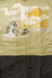 Photo4: P0708B Vintage Japanese kimono Black Men's Haori for men / Silk. (Grade D) (4)