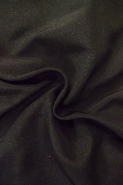 Photo13: P0708B Vintage Japanese kimono Black Men's Haori for men / Silk. (Grade D) (13)
