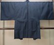 Photo2: Mint P0708C Vintage Japanese kimono Indigo Blue Men's Haori for men / Silk. (Grade A) (2)