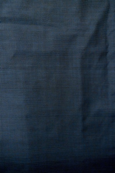 Photo6: P0708D Vintage Japanese kimono Indigo Blue OSHIMA-TSUMUGI for men / Silk. Tortoise-shell pattern(Hexagonal pattern) (Grade B) (6)