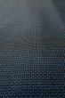 Photo9: P0708D Vintage Japanese kimono Indigo Blue OSHIMA-TSUMUGI for men / Silk. Tortoise-shell pattern(Hexagonal pattern) (Grade B) (9)