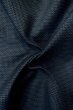 Photo11: P0708D Vintage Japanese kimono Indigo Blue OSHIMA-TSUMUGI for men / Silk. Tortoise-shell pattern(Hexagonal pattern) (Grade B) (11)