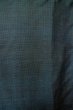 Photo5: Mint P0708E Vintage Japanese kimono Indigo Blue OSHIMA-TSUMUGI for men / Silk. Tortoise-shell pattern(Hexagonal pattern) (Grade A) (5)