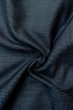 Photo13: Mint P0708E Vintage Japanese kimono Indigo Blue OSHIMA-TSUMUGI for men / Silk. Tortoise-shell pattern(Hexagonal pattern) (Grade A) (13)