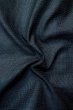 Photo14: Mint P0708E Vintage Japanese kimono Indigo Blue OSHIMA-TSUMUGI for men / Silk. Tortoise-shell pattern(Hexagonal pattern) (Grade A) (14)