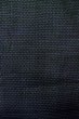 Photo7: Mint P0708F Vintage Japanese kimono Dark Navy Blue OSHIMA-TSUMUGI for men / Silk. Geometrical pattern (Grade A) (7)