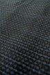 Photo10: Mint P0708F Vintage Japanese kimono Dark Navy Blue OSHIMA-TSUMUGI for men / Silk. Geometrical pattern (Grade A) (10)