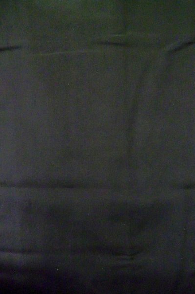 Photo6: P0708G Vintage Japanese kimono Black Men's Haori for men / Silk. (Grade D) (6)