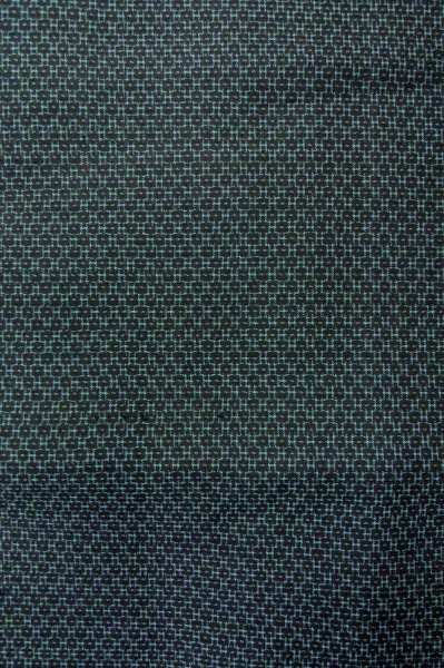 Photo6: P0708H Vintage Japanese kimono Dark Indigo Blue Men's Haori for men / Silk. Geometrical pattern (Grade C) (6)