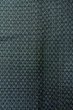 Photo7: P0708H Vintage Japanese kimono Dark Indigo Blue Men's Haori for men / Silk. Geometrical pattern (Grade C) (7)