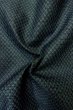Photo9: P0708H Vintage Japanese kimono Dark Indigo Blue Men's Haori for men / Silk. Geometrical pattern (Grade C) (9)