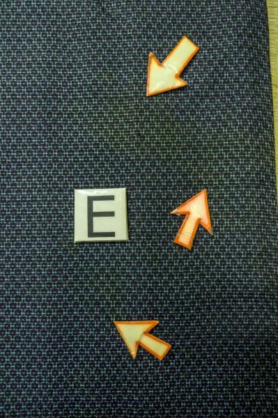 Photo20: P0708H Vintage Japanese kimono Dark Indigo Blue Men's Haori for men / Silk. Geometrical pattern (Grade C) (20)