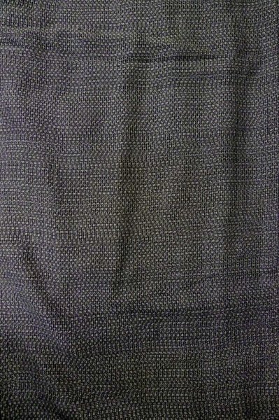 Photo5: P0708I Vintage Japanese kimono Bluish Gray Men's Haori for men / Silk. Abstract pattern (Grade D) (5)