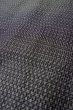 Photo8: P0708I Vintage Japanese kimono Bluish Gray Men's Haori for men / Silk. Abstract pattern (Grade D) (8)