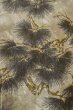 Photo14: P0708J Vintage Japanese kimono Dark Brown Men's Haori for men / Silk. (Grade B) (14)