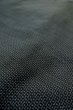 Photo8: Mint P0708K Vintage Japanese kimono Dark Navy Blue OSHIMA-TSUMUGI for men / Silk. Tortoise-shell pattern(Hexagonal pattern) (Grade A+) (8)
