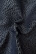 Photo9: Mint P0708L Vintage Japanese kimono Dark Navy Blue Men's Haori for men / Silk. Geometrical pattern (Grade A) (9)