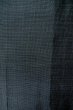 Photo5: P0708N Vintage Japanese kimono Dark Navy Blue OSHIMA-TSUMUGI for men / Silk. Tortoise-shell pattern(Hexagonal pattern) (Grade B) (5)