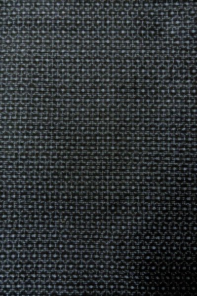 Photo6: P0708N Vintage Japanese kimono Dark Navy Blue OSHIMA-TSUMUGI for men / Silk. Tortoise-shell pattern(Hexagonal pattern) (Grade B) (6)
