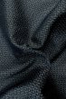 Photo10: Mint P0708O Vintage Japanese kimono Dark Indigo Blue OSHIMA-TSUMUGI for men / Silk. Geometrical pattern (Grade B) (10)
