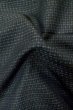 Photo11: Mint P0708P Vintage Japanese kimono Dark Navy Blue OSHIMA-TSUMUGI for men / Silk. Geometrical pattern (Grade B) (11)