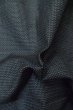 Photo9: P0708Q Vintage Japanese kimono Dark Navy Blue Men's Haori for men / Silk. Tortoise-shell pattern(Hexagonal pattern) (Grade B) (9)