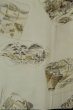 Photo4: P0708R Vintage Japanese kimono Dark Navy Blue Men's Haori for men / Silk. (Grade B) (4)