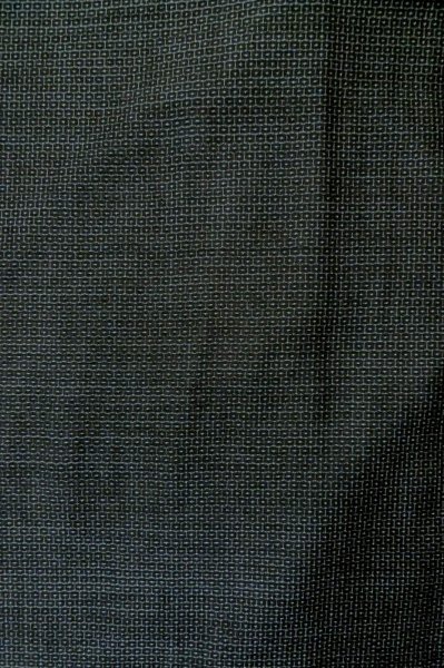Photo5: Mint P0708S Vintage Japanese kimono Dark Navy Blue OSHIMA-TSUMUGI for men / Silk. Tortoise-shell pattern(Hexagonal pattern) (Grade A) (5)