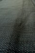 Photo9: Mint P0708S Vintage Japanese kimono Dark Navy Blue OSHIMA-TSUMUGI for men / Silk. Tortoise-shell pattern(Hexagonal pattern) (Grade A) (9)