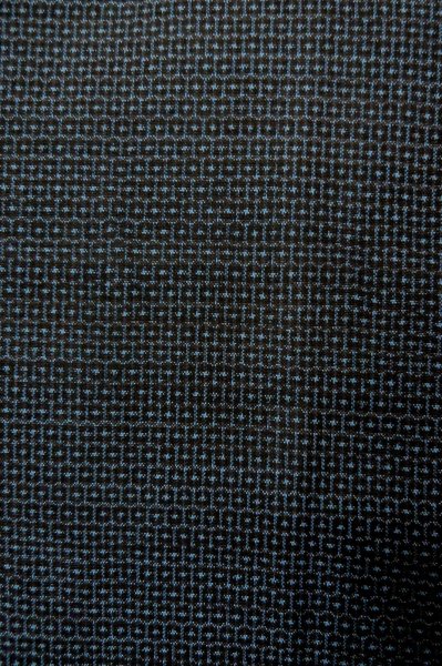 Photo7: P0708U Vintage Japanese kimono Dark Navy Blue OSHIMA-TSUMUGI for men / Silk. Tortoise-shell pattern(Hexagonal pattern) (Grade A) (7)