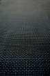 Photo9: P0708U Vintage Japanese kimono Dark Navy Blue OSHIMA-TSUMUGI for men / Silk. Tortoise-shell pattern(Hexagonal pattern) (Grade A) (9)