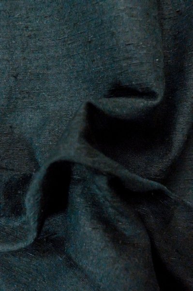 Photo10: Mint P0708V Vintage Japanese kimono Dark Teal Men's Haori for men / Silk. (Grade A) (10)