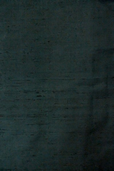 Photo5: P0708W Vintage Japanese kimono Dark Teal Men's Haori for men / Silk. (Grade D) (5)