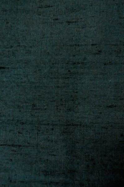 Photo7: P0708W Vintage Japanese kimono Dark Teal Men's Haori for men / Silk. (Grade D) (7)