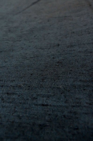 Photo9: Mint P0708X Vintage Japanese kimono Dark Navy Blue Men's Haori for men / Silk. (Grade A) (9)