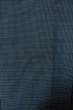 Photo5: Mint P0708Y Vintage Japanese kimono Dark Navy Blue OSHIMA-TSUMUGI for men / Silk. Geometrical pattern, Vertical Ikat(rare) (Grade A) (5)