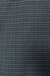 Photo7: Mint P0708Y Vintage Japanese kimono Dark Navy Blue OSHIMA-TSUMUGI for men / Silk. Geometrical pattern, Vertical Ikat(rare) (Grade A) (7)