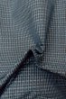 Photo10: Mint P0708Y Vintage Japanese kimono Dark Navy Blue OSHIMA-TSUMUGI for men / Silk. Geometrical pattern, Vertical Ikat(rare) (Grade A) (10)