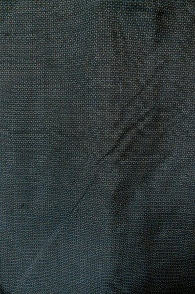 Photo5: Mint P0709A Vintage Japanese kimono Dark Navy Blue OSHIMA-TSUMUGI for men / Silk. Tortoise-shell pattern(Hexagonal pattern) (Grade A+) (5)