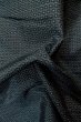 Photo9: Mint P0709A Vintage Japanese kimono Dark Navy Blue OSHIMA-TSUMUGI for men / Silk. Tortoise-shell pattern(Hexagonal pattern) (Grade A+) (9)