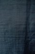 Photo6: Mint P0709B Vintage Japanese kimono Dark Navy Blue OSHIMA-TSUMUGI for men / Silk. Geometrical pattern (Grade A+) (6)