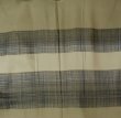 Photo10: P0709C Vintage Japanese kimono Dark Greenish Gray Men's Haori for men / Silk. (Grade A) (10)