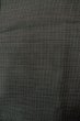 Photo5: Mint P0709D Vintage Japanese kimono Dark Brown OSHIMA-TSUMUGI for men / Silk. Tortoise-shell pattern(Hexagonal pattern) (Grade A) (5)