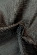 Photo9: Mint P0709D Vintage Japanese kimono Dark Brown OSHIMA-TSUMUGI for men / Silk. Tortoise-shell pattern(Hexagonal pattern) (Grade A) (9)