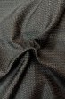 Photo10: Mint P0709D Vintage Japanese kimono Dark Brown OSHIMA-TSUMUGI for men / Silk. Tortoise-shell pattern(Hexagonal pattern) (Grade A) (10)