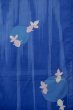 Photo1: Mint P0722A Used Japanese kimono Pale Blue YUKATA summer(made in Other than Japan) for women / Cotton. Circle, Goldfish pattern (Grade A) (1)