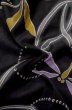 Photo11: P0722K Used Japanese kimono Black YUKATA summer(made in Other than Japan) for women / Cotton. Gradation, Dragonfly pattern (Grade B) (11)