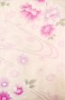 Photo4: P0722N Used Japanese kimono Pale Pink YUKATA summer(made in Other than Japan) for women / Cotton. SAKURA cherry blossom (Grade B) (4)